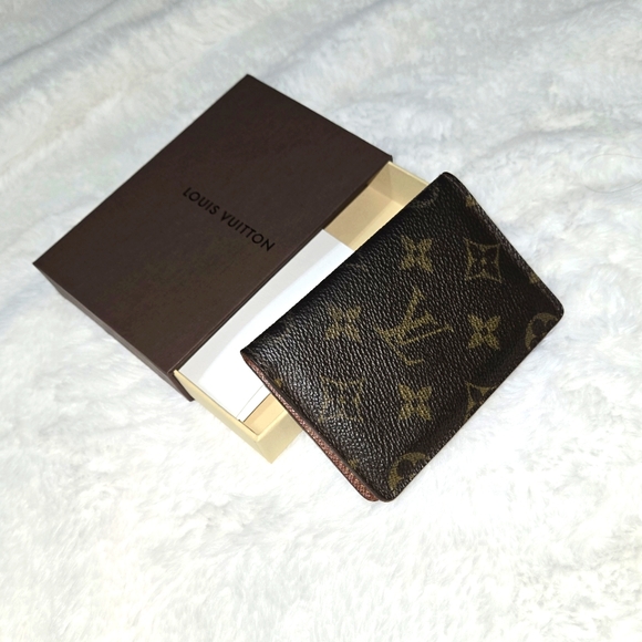 Louis Vuitton Monogram Bifold Card Organizer EUC - Picture 1 of 11